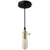 Lampa wisząca Edison ABIGALI-ZA-1 nad wyspę loft złota czarna