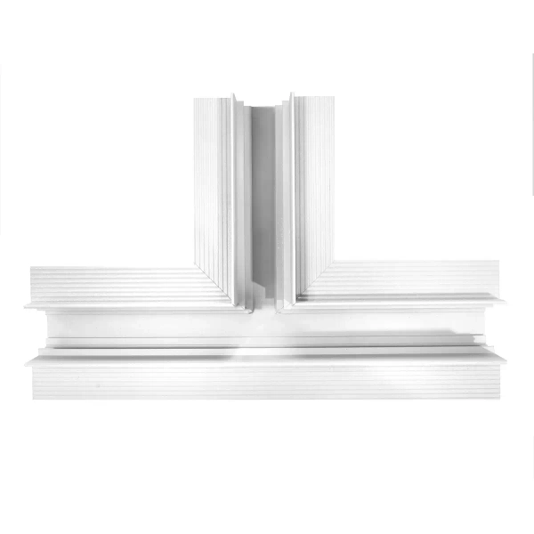 Łącznik-T do szyn magnetycznych 1233 metalowy biały