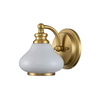 Łazienkowa lampa ścienna Ainsley HK-AINSLEY1-BATH-BB Hinkley szklana mosiądz