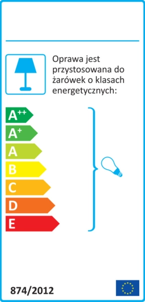 Podłogowa lampa abażurowa INGA H06-GD-BL na trójnogu granatowa złota