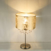 Stojąca LAMPKA nocna AMY 15187T3 Globo abażurowa LAMPA stołowa z kryształkami glamour crystal złota przezroczysta