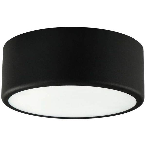 Plafon LAMPA sufitowa Cleo 137623613929 TEAM okrągła OPRAWA natynkowa metalowa czarna