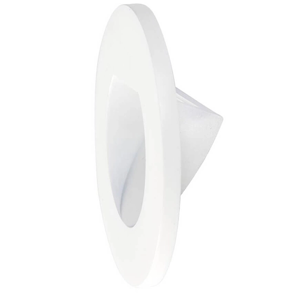 Ramka okrągła do lampy schodowej Albus 103853 biała