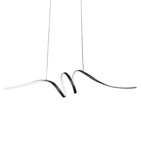 Nowoczesna lampa wisząca LOOP ML1577 LED 28W 4000K czarny