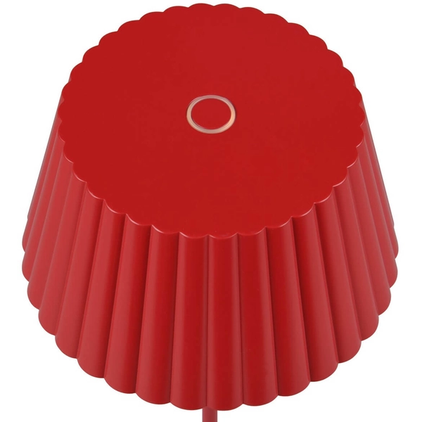Lampka na taras metalowa Suarez R57706110 LED 2W 3000K IP44 czerwona