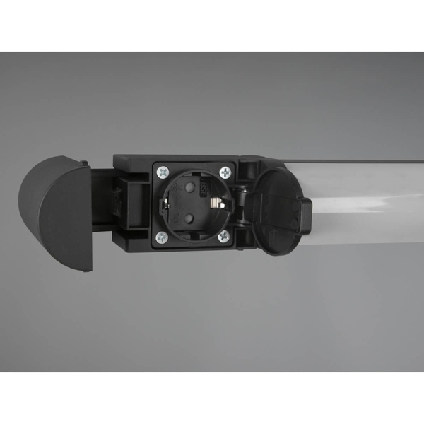 Łazienkowa lampa ścienna PIERA 284071232 LED 21W 3000K IP44 czarna biała