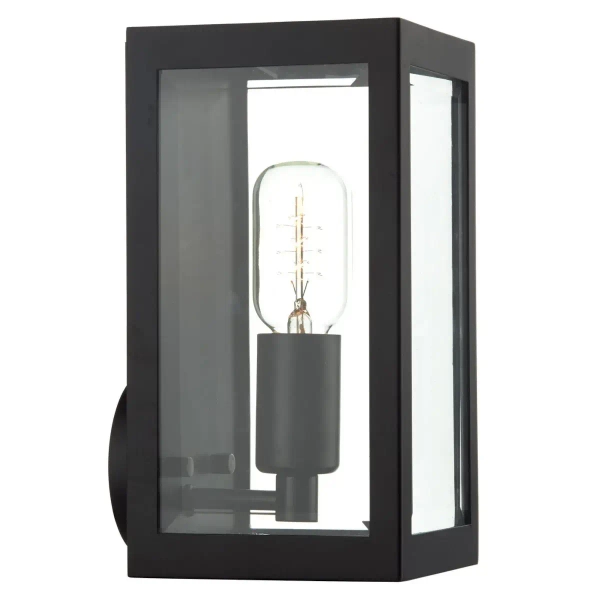 Kinkiet zewnętrzny Era ERA0722 na elewację szklany IP44 czarny