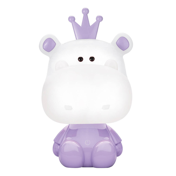 Lampka LED na komodę Hippo KDR-613B-PE Zumaline 3W 4000K fioletowa biała