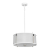 Żyrandol LAMPA wisząca Corona DL-CORONA-3P-WPN Elstead klasyczna OPRAWA okrągły zwis biały nikiel