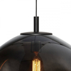 Salonowa lampa wisząca szklana AVIA 11156108 Kaspa loft czarna