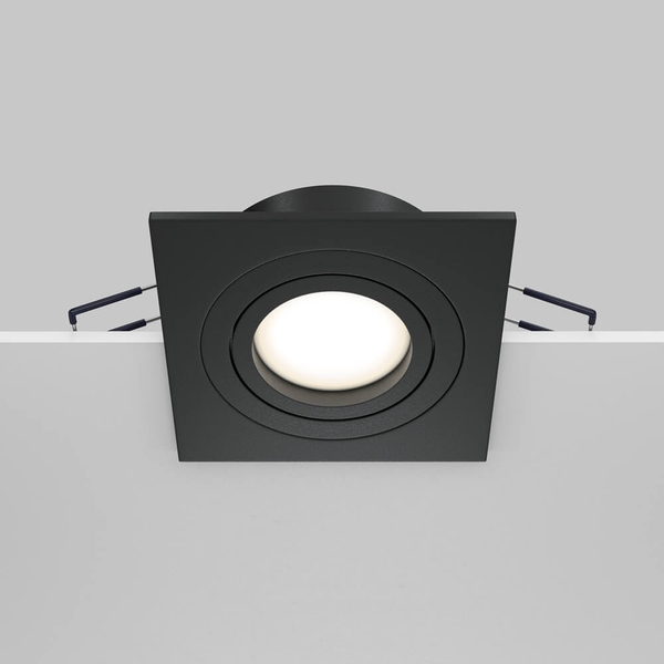 Lampa podtynkowa z regulacją Atom DL024-2-01B do salonu czarny