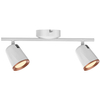Regulowana LAMPA sufitowa SOLANGE 5046 Rabalux metalowa OPRAWA plafon LED 12W 3000K reflektorki tuby białe złote