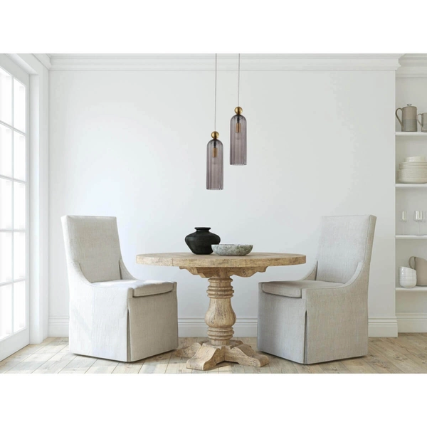 Wisząca lampa Piega LP-939/1P smoked podłużny dymiony zwis nad wyspę kuchenną