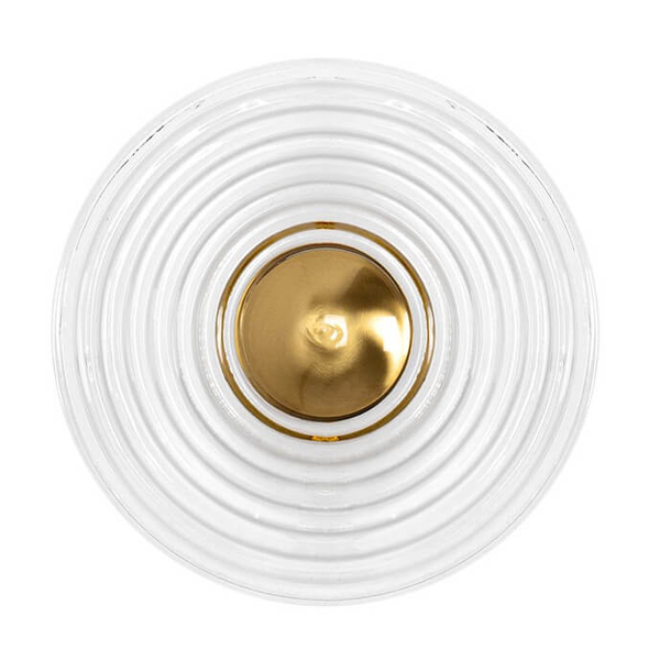 Szklana lampa ścienna Onda MSE1501100146 Moosee LED 9W 3000K retro złota