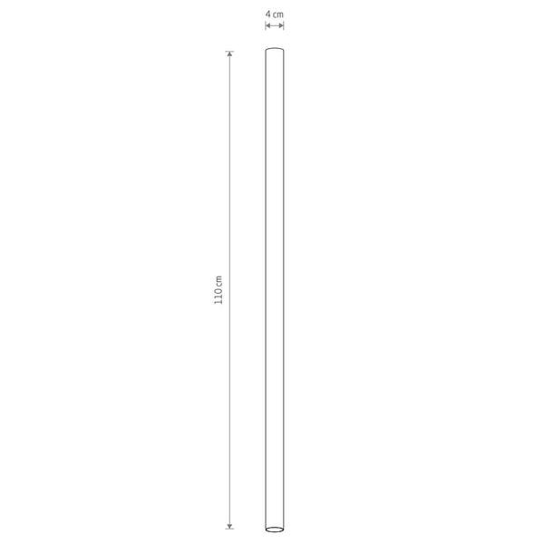 Lampa sufitowa natynkowa sopel Fourty 10899 Nowodvorski stick jedwabisty grafit