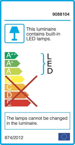 LAMPA wisząca BUGA LE41357 Luces Exclusivas metalowa OPRAWA zwis LED 5W 3000K tuba złota