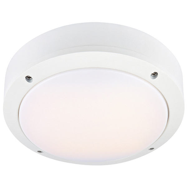 Zewnętrzna LAMPA sufitowa LUNA 106536 Markslojd LED 10W 3000K plafon do ogrodu IP44 biały