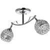 Sufitowa lampa glamour VEN W-N 2891/2 crystal kule chrom przezroczyste