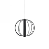 Druciana lampa wisząca do salonu CAMELIA LED 41W 3000K AZ6779 różowa złota aluminiowa