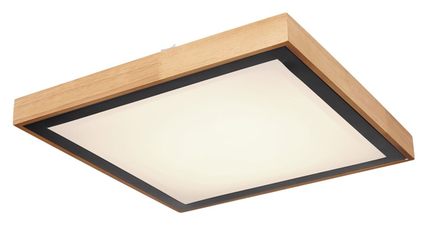 Sufitowa lampa drewniana Bruno 41764-24Q LED 24W 3000-4500-6000K eko