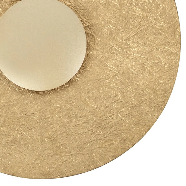 Lampa ścienna do salonu Sole 40875 LED 7W 3000K okrągła złota