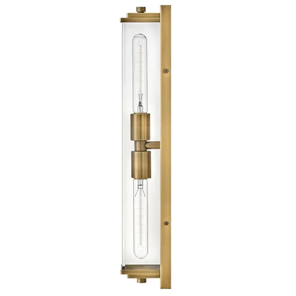 Łazienkowa lampa na ścianę Henri QN-HENRI-WB2-HB IP44 mosiądz