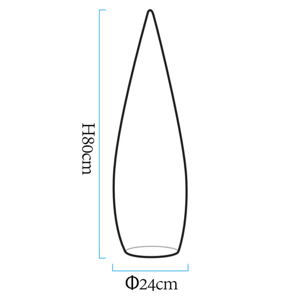 Stojąca lampa na baterie Ghost ES-DC001 LED 5W RGBW IP65 duszek biała