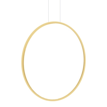 Lampa wisząca Saturno ML8857 Milagro LED 46W 4000K pierścień IP44 złoty