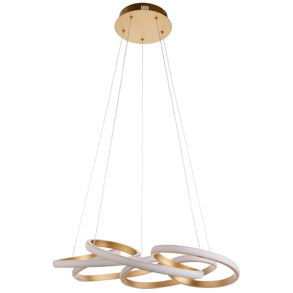 Żyrandol designerski L&-1101561 Light& LED 51W 3000K serpentyna złota