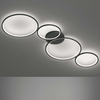 Plafon ledowy VELON DL432622610 sufitowa lampa 37W 3000K czarna