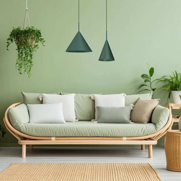 Lampa zwieszana kuchenna Capital MLP0961 Milagro trójkąt zielony