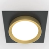 Lampa podstropowa wpuszczana downlight czarna złota Hoop OUTLET