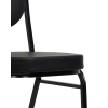 Ergonomiczne krzesło bankietowe Hebe KH1501100312 czarna