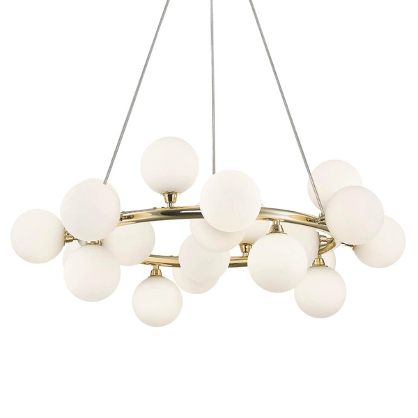 Kulista lampa wisząca Bobo P0462-20C-F7AA Zumaline balls złota