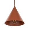 Wisząca lampa stożkowa CONO 10076 nad stół ceglany