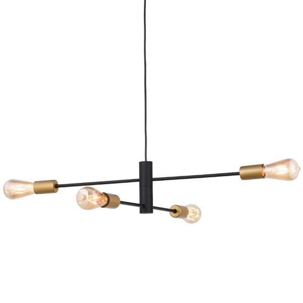 Loftowa LAMPA wisząca ROTOR 7935 Nowodvorski industrialny ZWIS do jadalni molekuły czarne