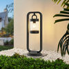 Stołowa lampka tarasowa CUSTYRA DL142504160 czujnik zmierzchu IP44 antracyt