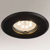Oczko LAMPA sufitowa TOKIO 3328 Shilo okrągła OPRAWA podtynkowa WPUST regulowany EMILIO czarny