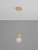 Wisząca lampa nowoczesna Ponce LED 4W 3200K balls złota crystal