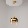 Szklana lampa wisząca Spirito MOD286PL-L18G3K LED 12W 3000K złoty