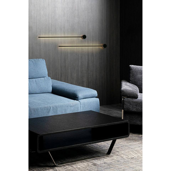 Minimalistyczna lampa ścienna Ombre MSE010100382 Moosee LED 8W 3000K czarna