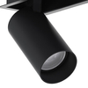 Wpuszczana lampa sufitowa Mono 10460 ruchome spoty czarne
