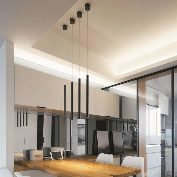 Sopel wiszący Scop 501201303 Elkim LED 3W 6000K nad stół czarny