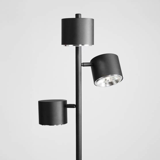 Lampa podłogowa BOT 1047A Aldex stojąca regulowana czarna