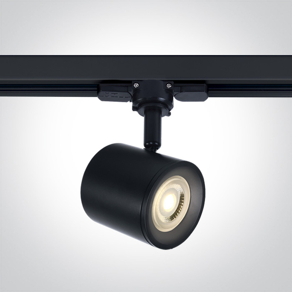 Trójfazowa lampa do szynoprzewodów sufitowa OSSI 65520T/B tubka czarna