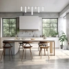 Salonowa lampa sufitowa GENESIS ML0388 tuba sopel biały