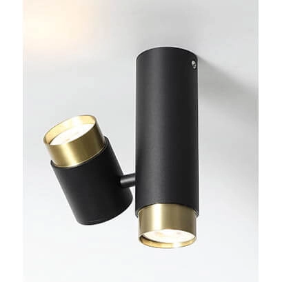 Czarna lampa sufitowa CGLOOK2BK salonowe tuby z regulacją