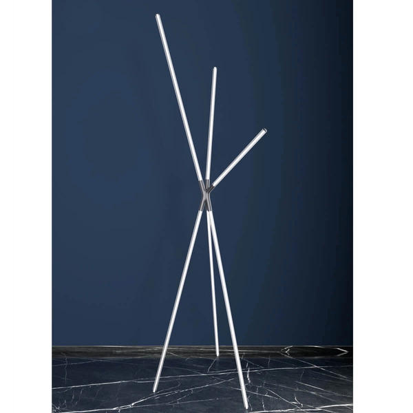 Podłogowa lampa Lautaro 1005 Zumaline LED 24W 3000K czarna biała