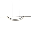 Metalowa lampa wisząca AMBAR ML1584 LED 35W 4000K czarna