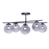 Salonowa lampa sufitowa Gamma K-5167 Kaja okrągłe grafitowe czarne